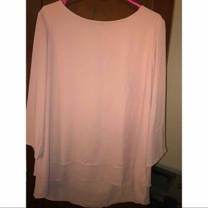 Layered Pink Blouse 👚